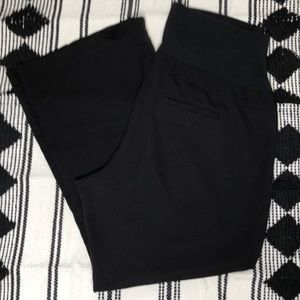 Black maternity dress pants
